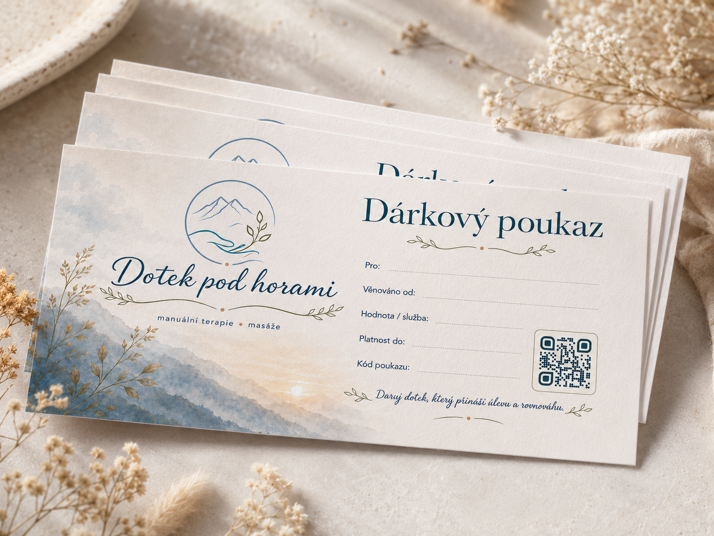 Dárkový poukaz Dotek pod horami